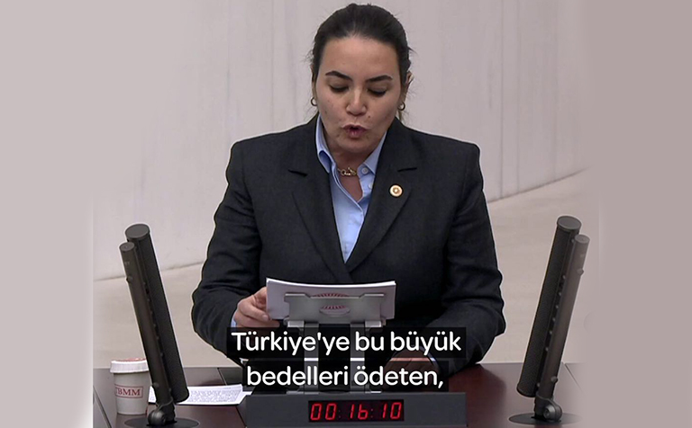 Milletvekilimiz Ayyüce Türkeş Taş: Hiçbir devlet teröristi veya terör örgütünü muhatap almaz