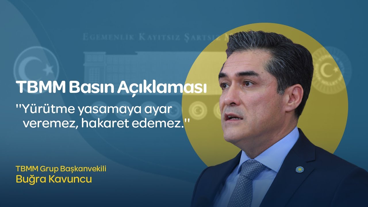 Grup Başkanvekilimiz Buğra Kavuncu gündeme dair açıklamalarda bulunuyor (12.12.2024)