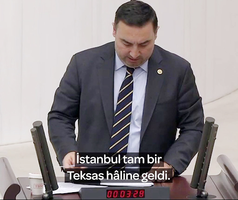 Milletvekilimiz Burak Akburak Şiddet ve bireysel silahlanma konusunda konuşma yaptı