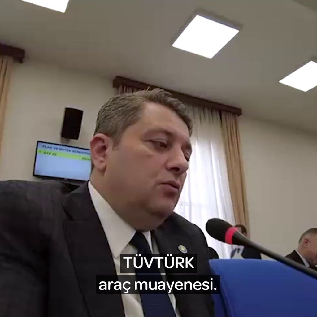 Milletvekilimiz Ersin Beyaz Araç muayene İstasyonu Tüvtürk konusunu dile getirdi