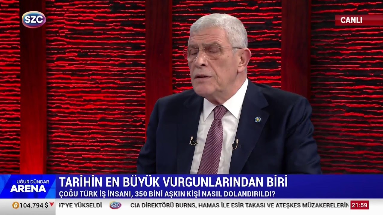 Genel Başkanımız Sayın Müsavat Dervişoğlu, Uğur Dündar ile Arena programına konuk oldu