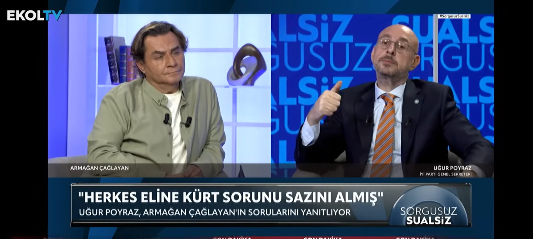 İYİ Parti Genel Sekreteri Uğur Poyraz Armağan Çağlayan’ın Programına konuk oldu