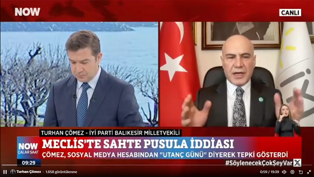 Grup Başkan Vekilimiz Turhan Çömez NOW TV de; Konu Sahte Pusula