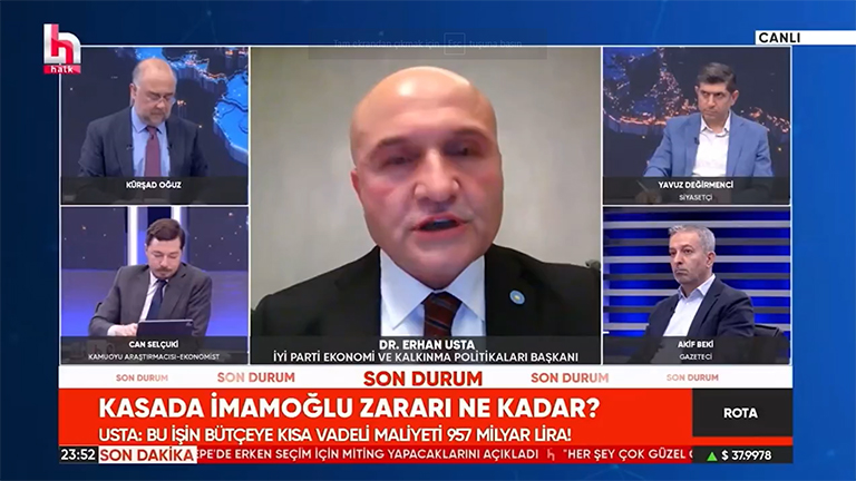 Milletvekilimiz Erhan Usta Halk TV de Açıklamalarda bulundu