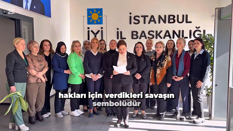 İYİ Parti İstanbul İl Başkanlığından Kadın Başarır Türkiye Kazanır Paylaşımı