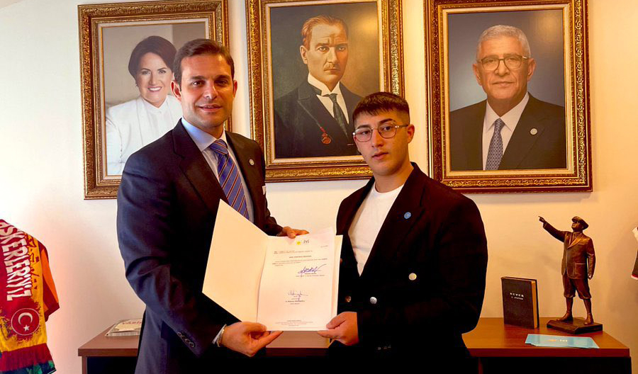 İYİ Parti Çorum İl Gençlik Kolları Başkanlığına Ayberk Cebe atandı