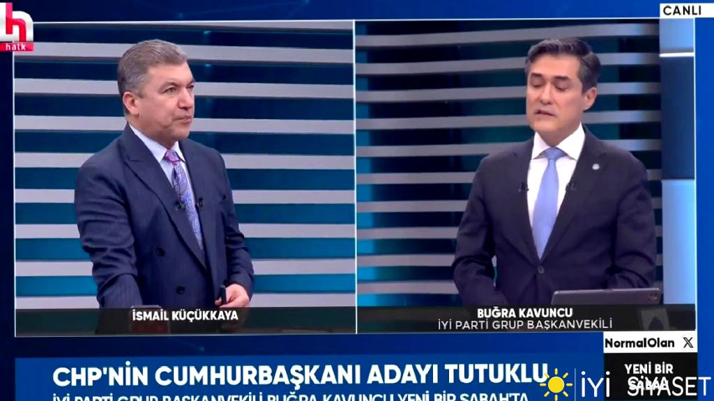 İYİ Parti Grup Başkan Vekili Halk TV’de İsmail Küçükkaya’nın sorularını yanıtladı