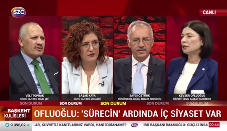 İYİ Parti Genel Başkan Yardımcısı Kevser Ofluoğlu; Anayasanın ilk dört maddesi, başlangıç maddeleri,66 ve 42. maddelerine asla dokunulmasına müsaade etmeyiz.
