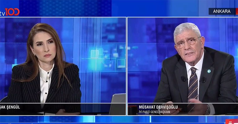 Genel Başkanımız Müsavat Dervişoğlu, TV100’de Başak Şengül’ün konuğu oldu