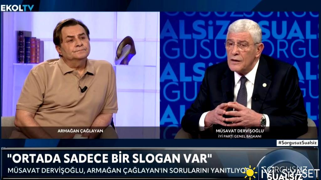 Genel Başkanımız Sayın Müsavat Dervişoğlu, Armağan Çağlayan ile #SorgusuzSualsiz’de…