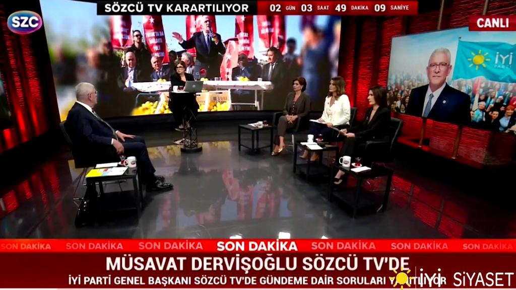 Genel Başkan Müsavat Dervişoğlu, SZC TV’de Özel Röportaj programında sorlara cevap verdi