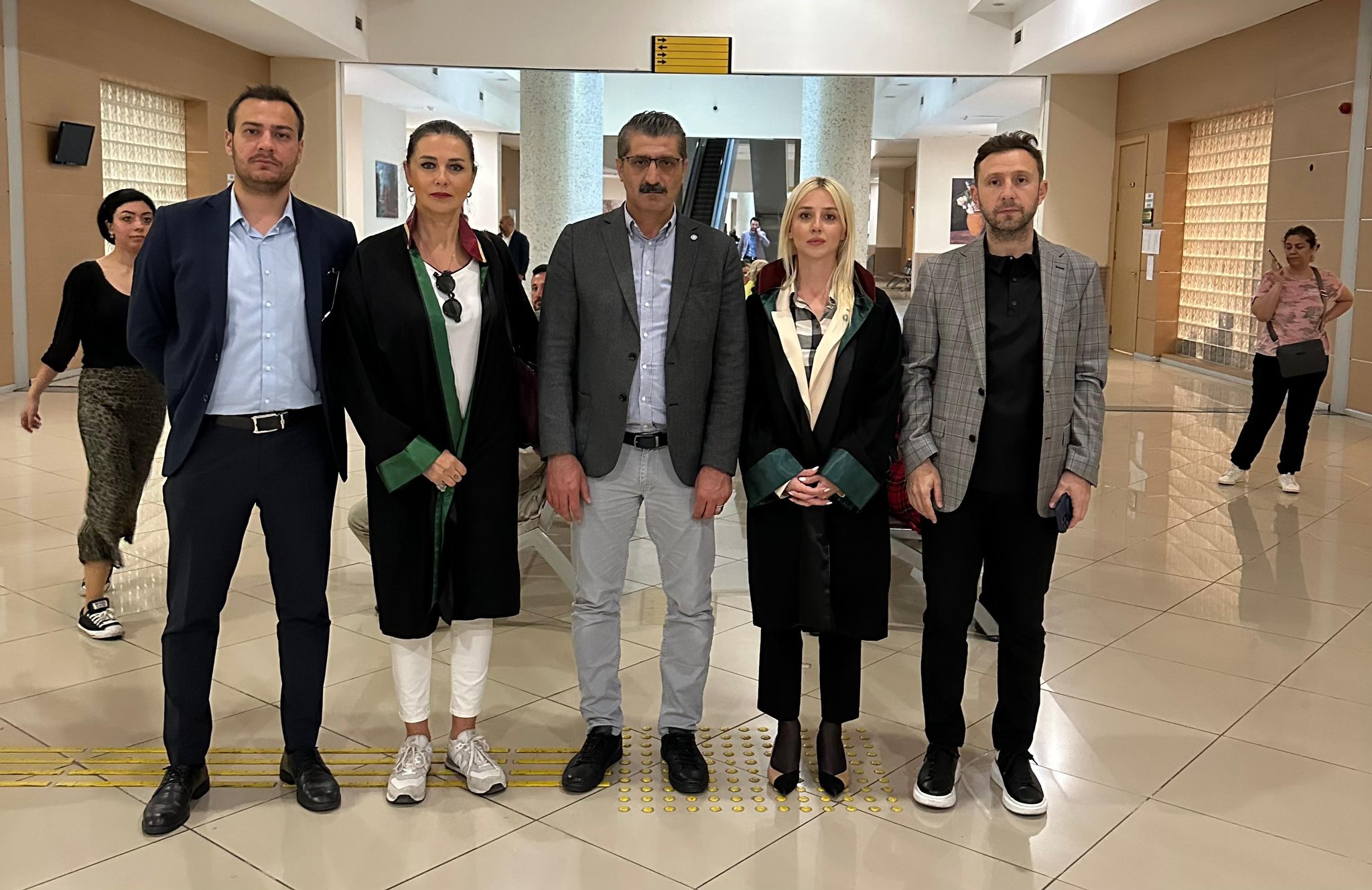 İYİ Parti İstanbul İl Başkanı Yücel Coşkun, Mattia Ahmet için adaletin sağlanması adına görülen 2. duruşmaya katıldı