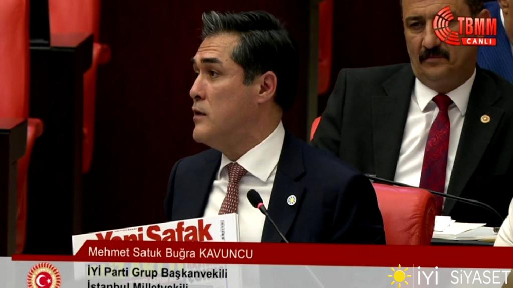 Grup Başkan Vekili Buğra Kavuncu, TBMM Genel Kurulu’nda gündeme dair açıklamalarda bulundu