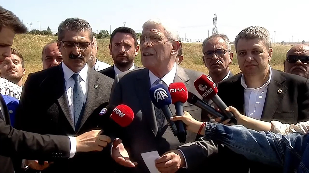 İYİ Parti Genel Başkanı Dervişoğlu, Silivri Cezaevi önünde açıklama yaptı