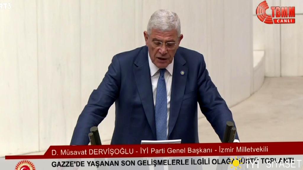Genel Başkanımız Sayın Müsavat Dervişoğlu, TBMM’deki “Gazze Özel Oturumu”nda konuşuyor.