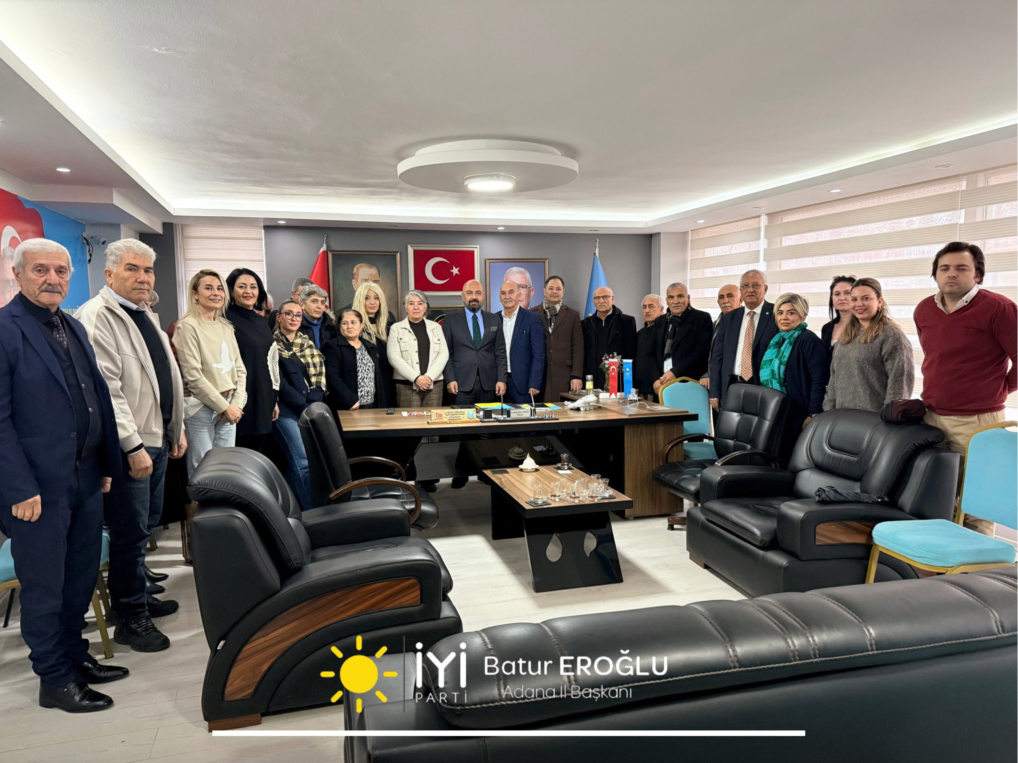 Cem Vakfı Koordinatöründen Adana İl Başkanlığına Hayırlı olsun ziyareti