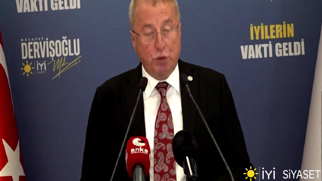 Hukuk ve Seçim İşlerinden Sorumlu Genel Başkan Yardımcımız Sn. Hakan Şeref Olgun açıklama yapıyor.